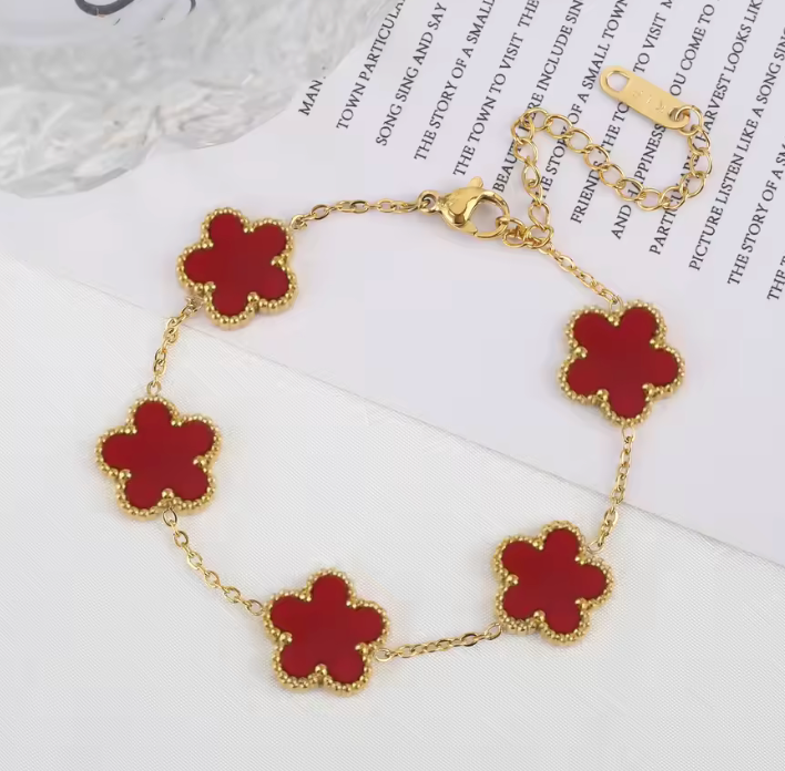Fleurea™ Five-Flower Bracelet